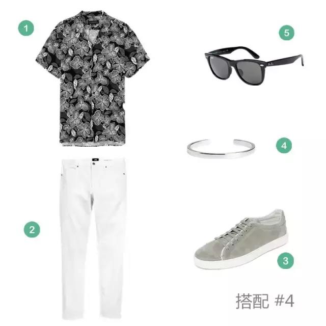 型男必备的简约风衬衫穿搭,潮男必备休闲白衬衫搭配