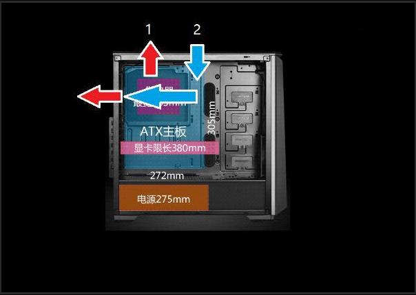 没有侧盖机箱散热风道,网吧下置机箱散热风道