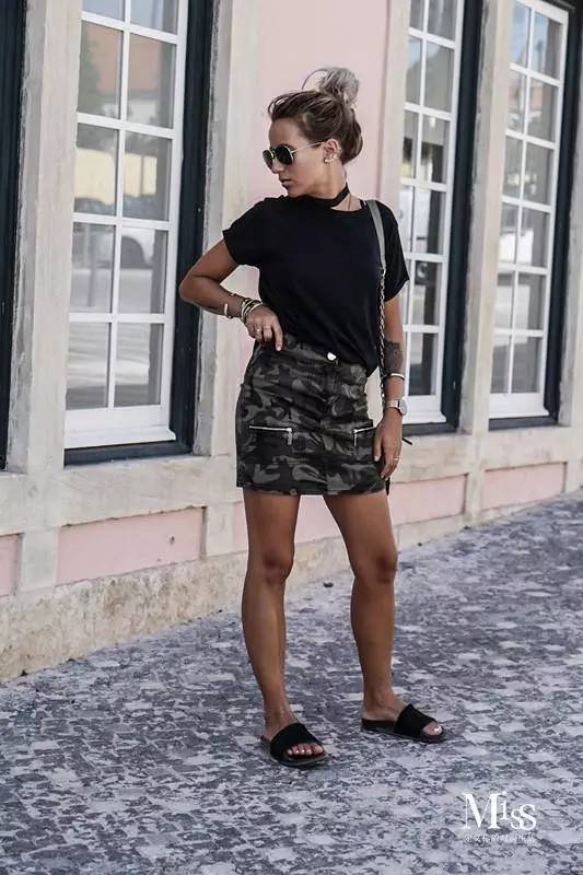 穿搭迷彩元素,迷彩服日常穿搭