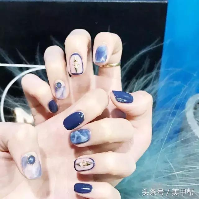 真人美甲款式视频,真实试色美甲