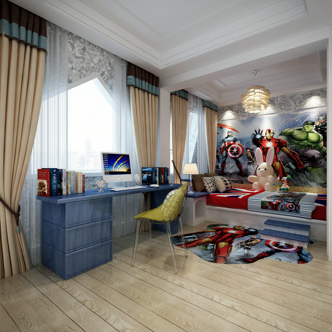 4-5岁儿童房装修风格,7-12岁儿童房装修风格简单