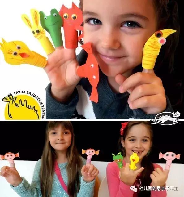 幼儿园亲子卡纸手工教程：小蝴蝶、手指偶、立体贺卡等（附步骤）