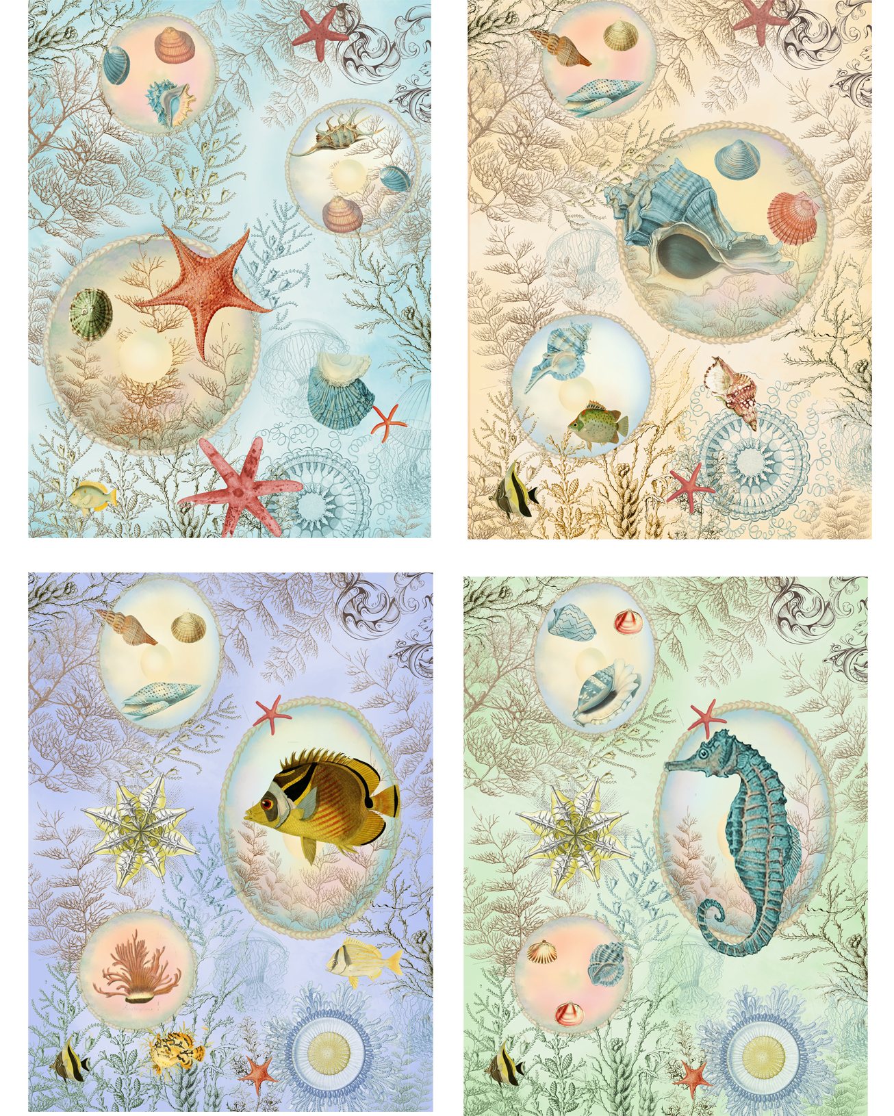 海洋元素灯具创意设计,海洋元素的设计作品