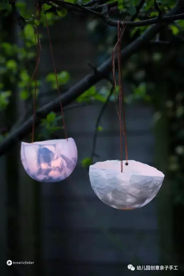 用气球和纸巾做新年兔子灯笼教程,用气球和纸巾做好看的花草灯笼