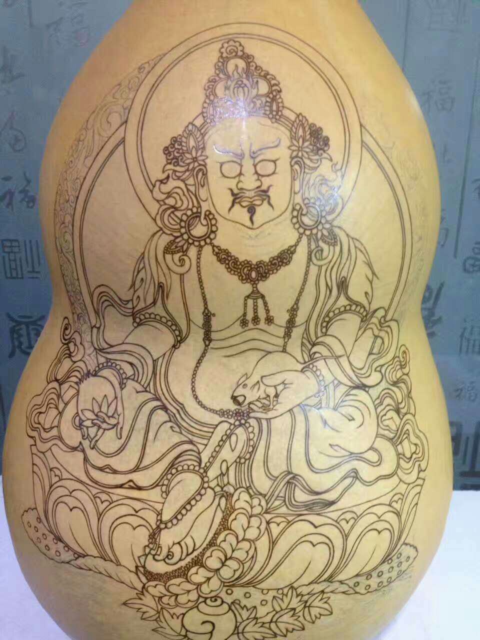 葫芦底稿转印方法,葫芦烙画底稿转印