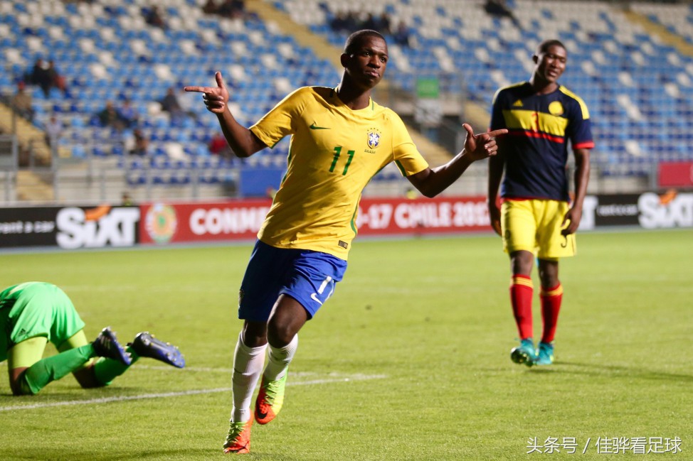 巴西U17国家队名单：皇马妖人维尼修斯落选巴萨马竞各占1人