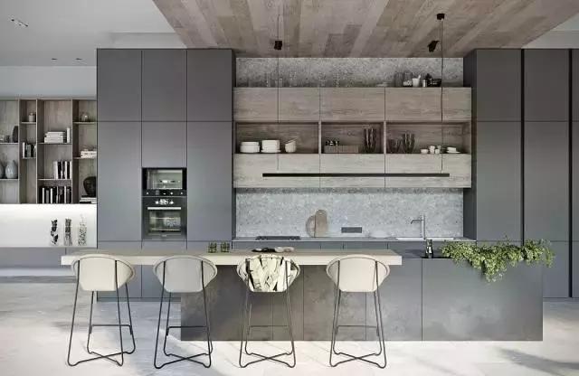 别墅厨房装修开放式还是封闭式,小户型开放式厨房装修效果图