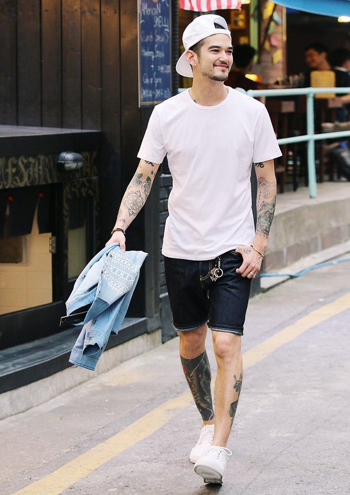 男生帅气短裤,男生穿怎样的短裤好看新款