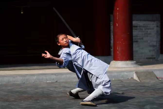 新少林五祖拍摄花絮,少林七小侠功夫学院花絮