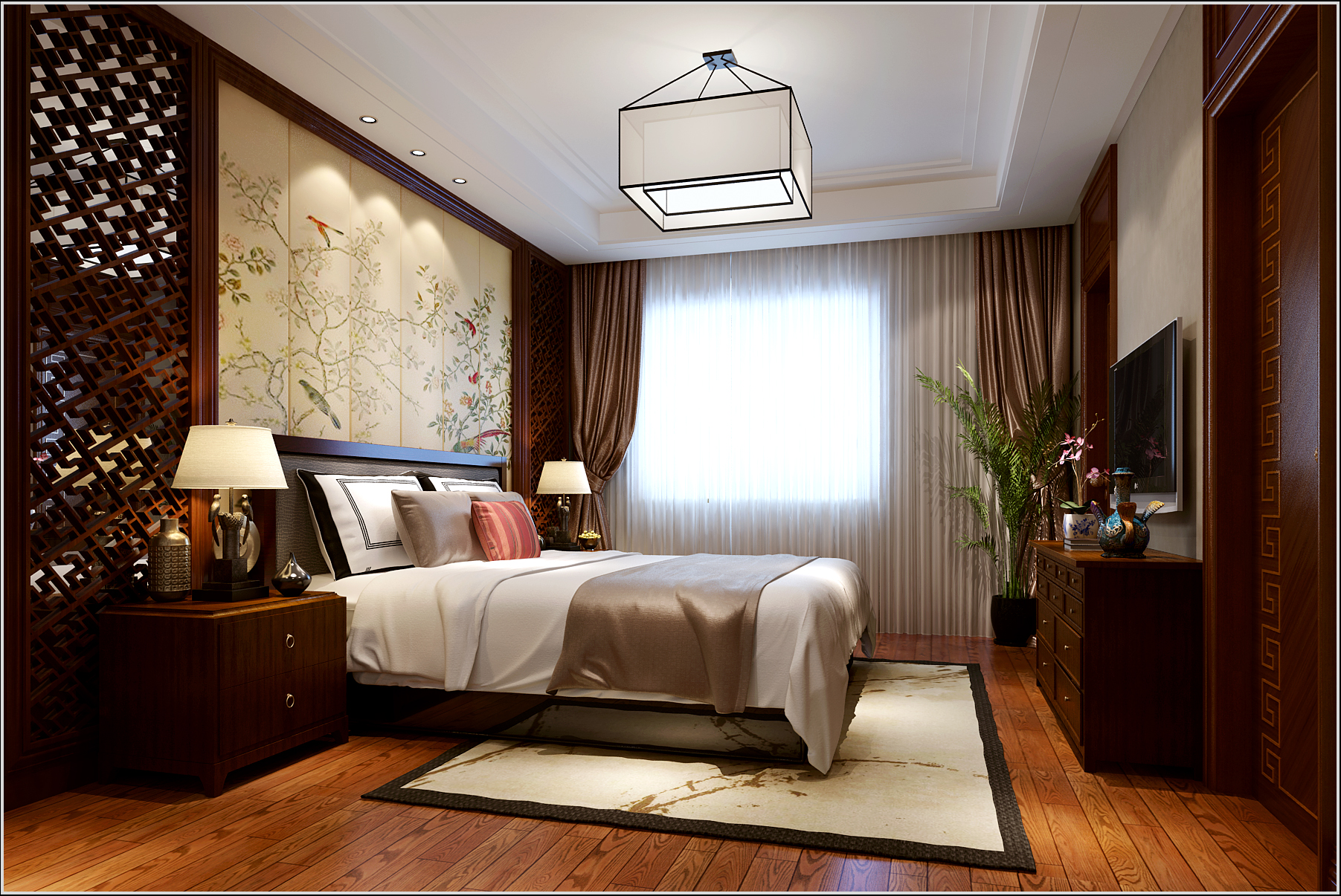 清雅俊逸唯美中式雅居,中式雅居风格图