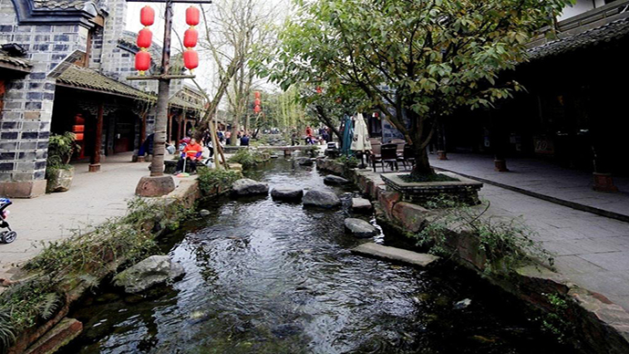 游川西千年古镇黄龙溪,不老的传说黑胶