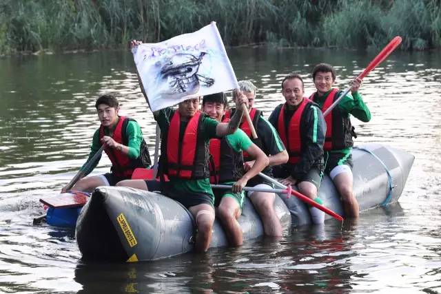 拉练日记,自制皮划艇比赛