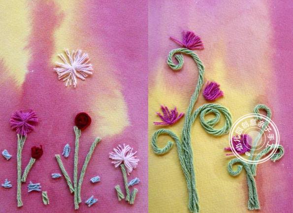 瓶子花朵手工制作幼儿园,瓶子创意花手工幼儿园