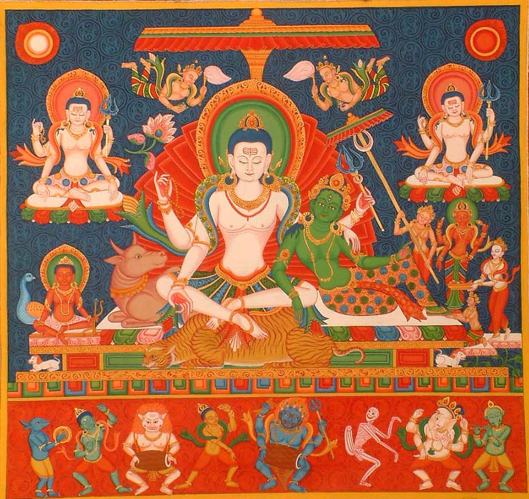 唐卡藏文化艺术品欣赏,精美的西藏唐卡艺术欣赏