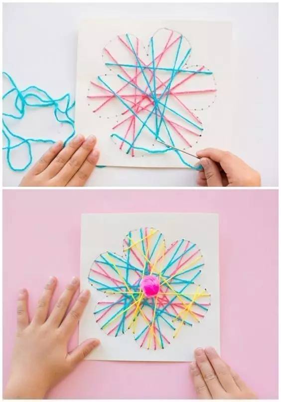 瓶子花朵手工制作幼儿园,瓶子创意花手工幼儿园