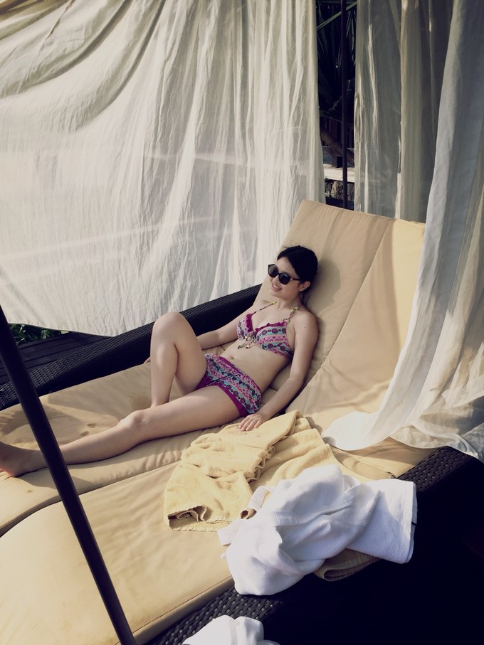 带着妈妈享受三亚的海