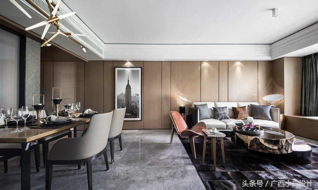 房屋装修风格效果图餐厅客厅一体,各种房间风格装修效果图