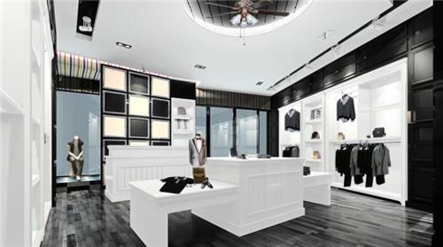 服装店装修效果图和设计,服装店装修风格最新效果图