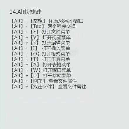 计算机快捷键记忆口诀,计算机快捷键教程大全