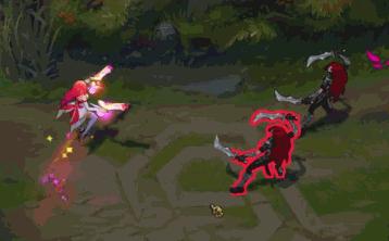 lol星之守护者卡莎炫彩特效展示,lol星之守护者阿狸特效