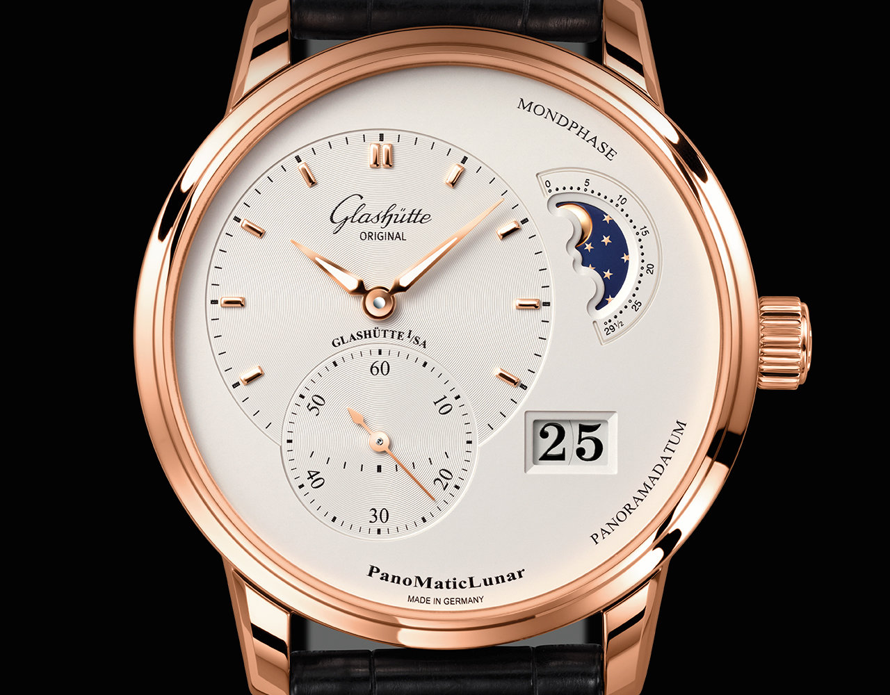 2023款格拉苏蒂偏心年历腕表,格拉苏蒂偏心月相女士腕表