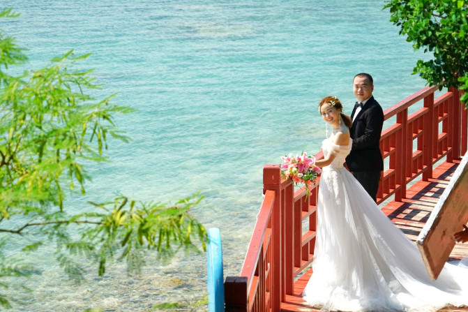 带着宝贝去旅行，遇见三亚遇见海