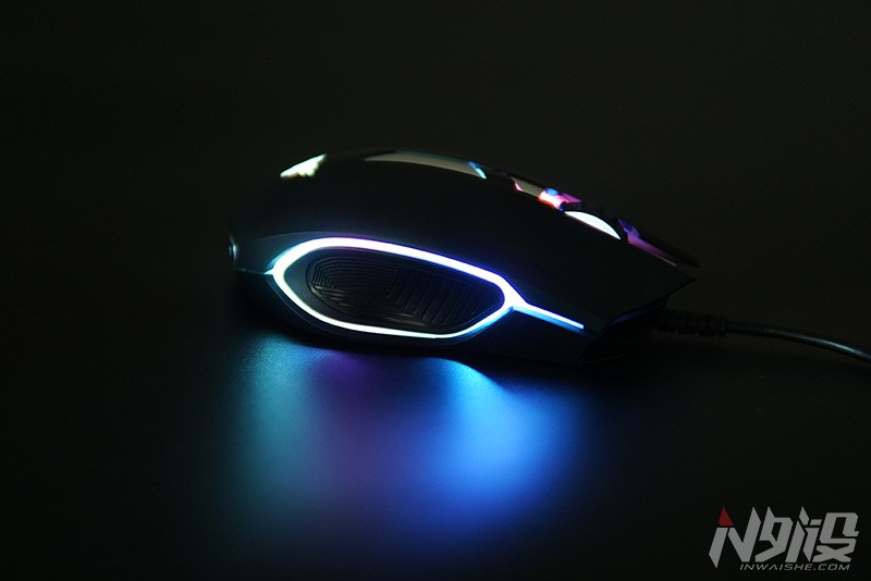 狼蛛580鼠标拆解测评,狼派at966鼠标拆解