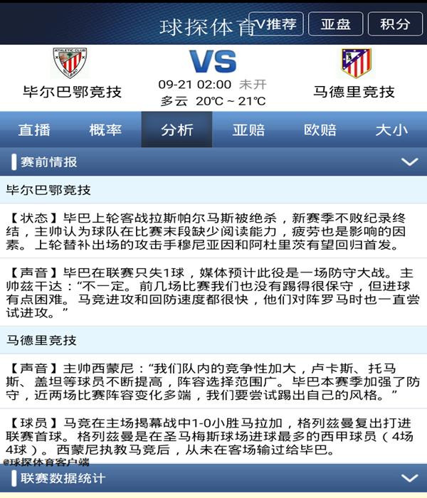 西甲毕尔巴鄂vs马竞胜负预测,足球毕尔巴鄂竞技vs艾斯宾奴