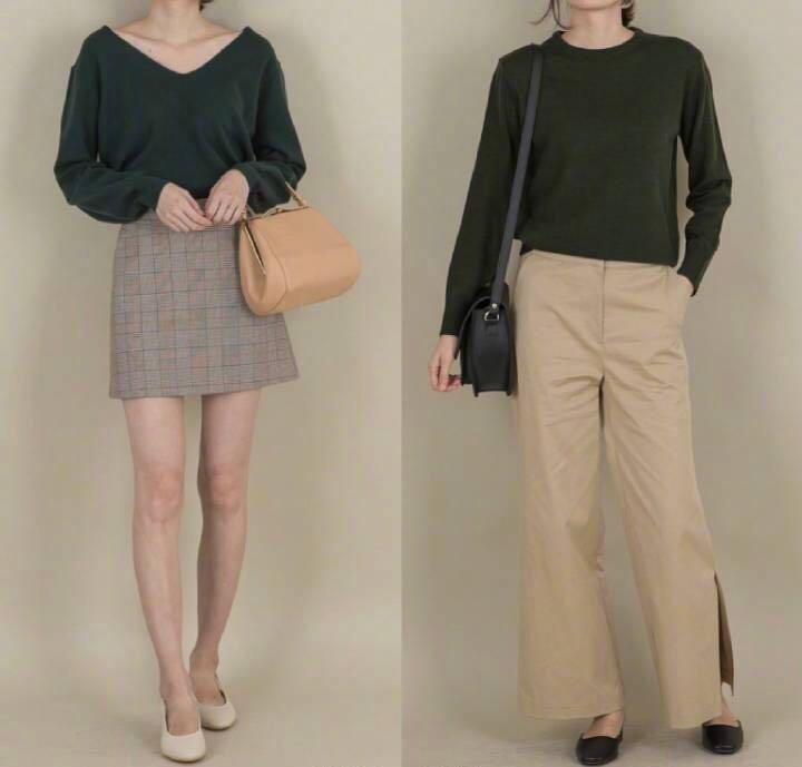 适合秋天的颜色穿搭每一套都超美,秋天穿这四种颜色减龄又好看