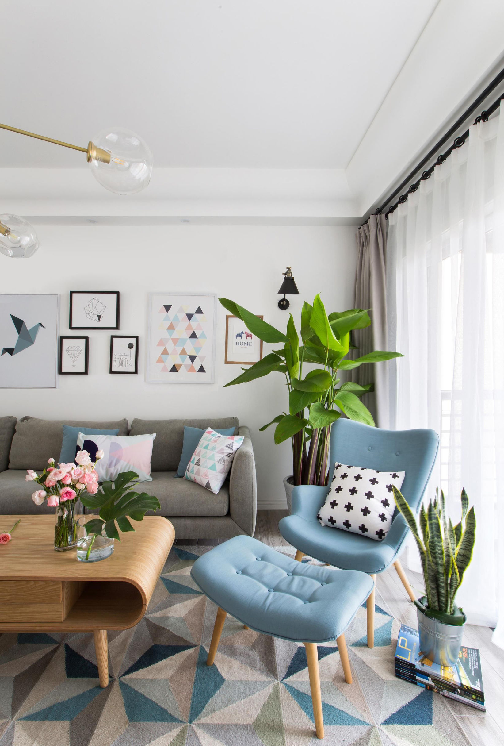 82平两居清新现代简约风格,武汉中国铁建梧桐苑,全包11.8万