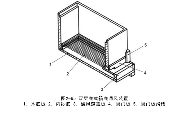 蜂头领转地蜂箱的通风装置与通风类型