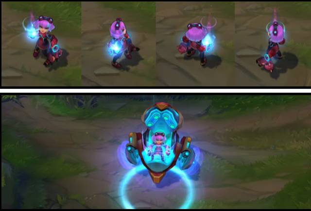 安妮银河魔装机神皮肤特效,顶级特效原神