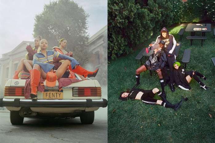 rihanna鍜宲uma鐨勮仈鍚嶆鏈嶈,pumabyrihanna绮夎壊