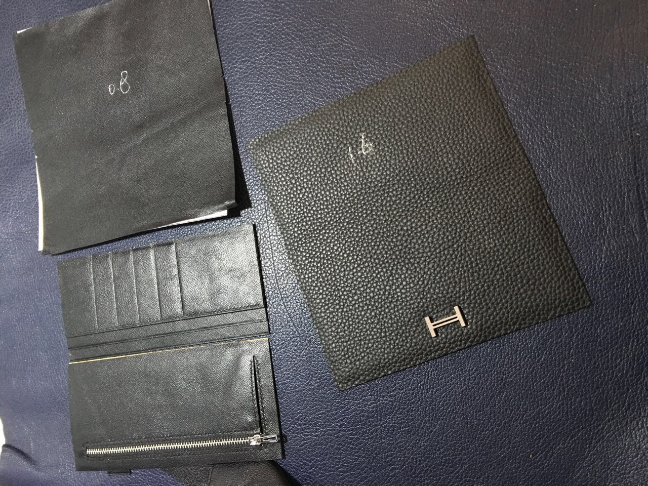 短款钱包的做法,h扣包包制作教程