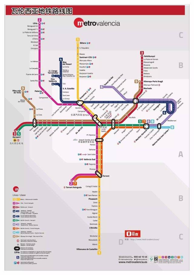 全国各大地铁线路图,世界各城市地铁图
