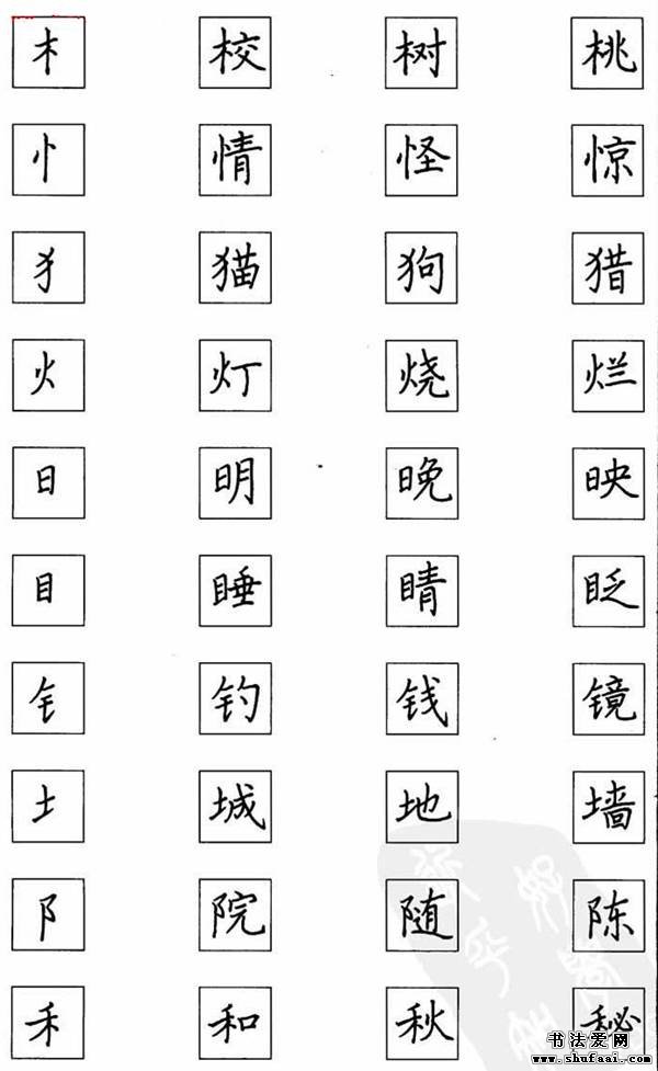 钢笔行书练字规律,小学生钢笔书法诗词书写