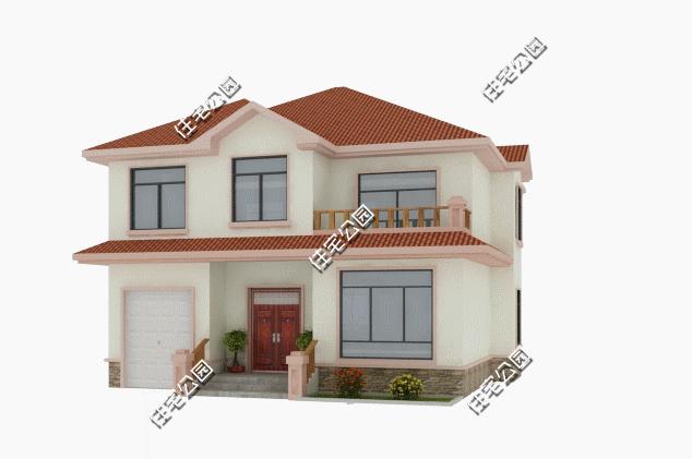 11x8米二层农村小别墅另带柴火房,农村自建房二层小别墅需要多少砖