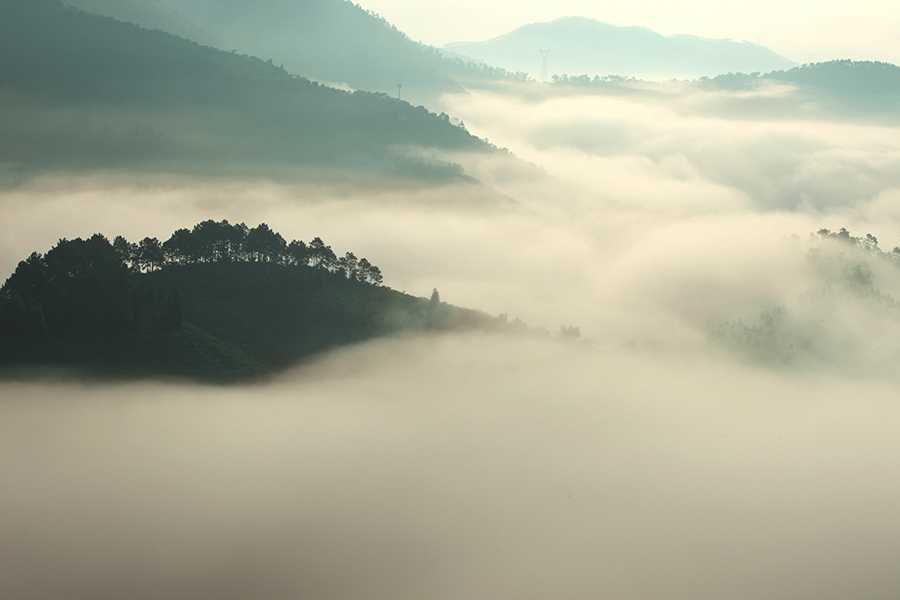 罗定看云海需要什么天气条件,云浮大云山看云海