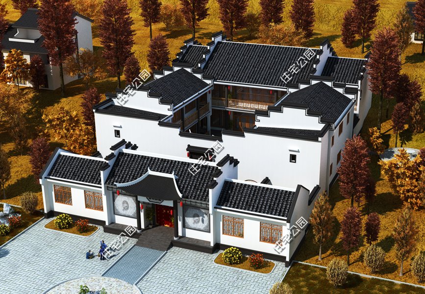 徽派农村别墅设计,农村徽派别墅设计方案