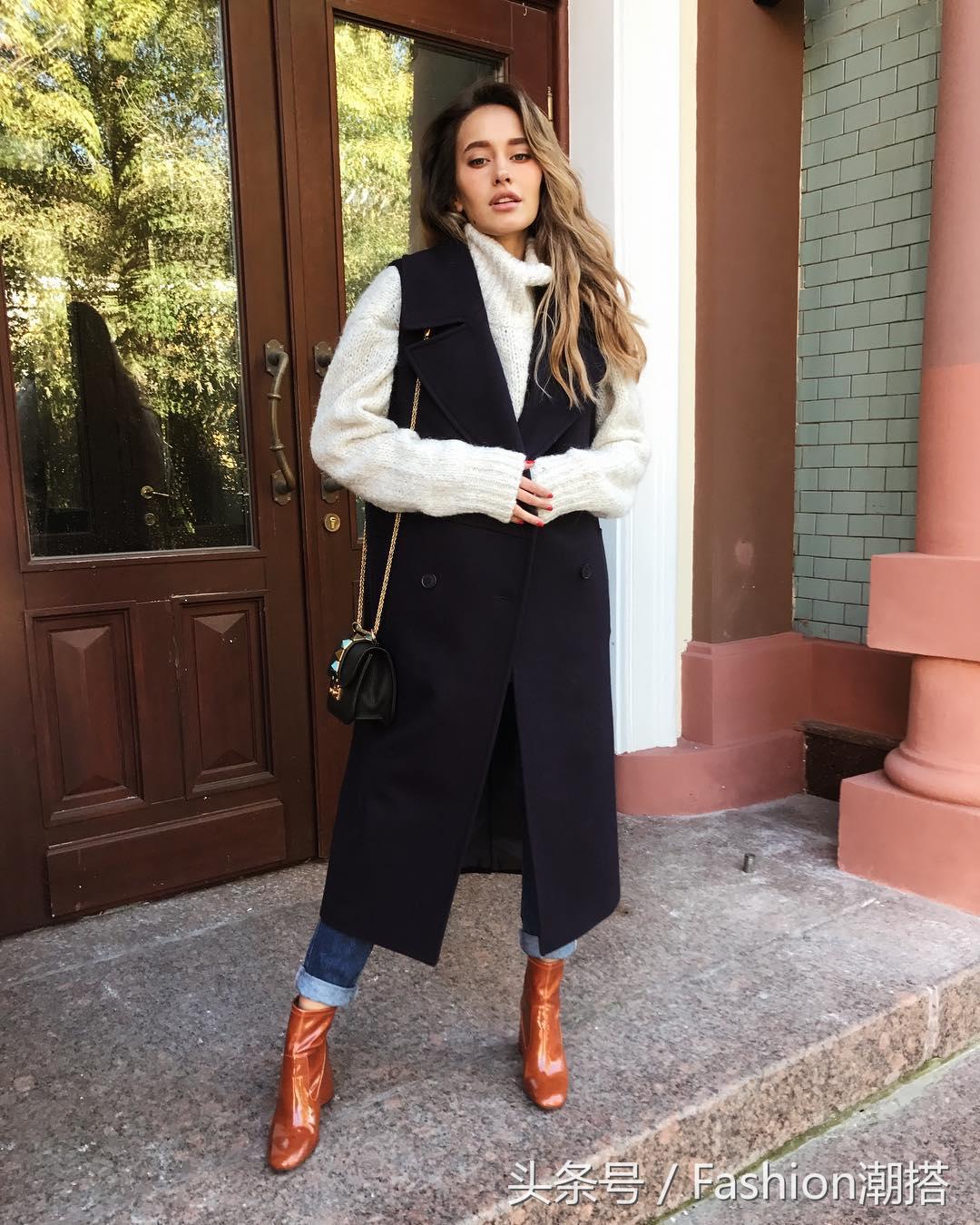 毛呢大衣过冬里面穿什么,保暖又好看的呢大衣搭配