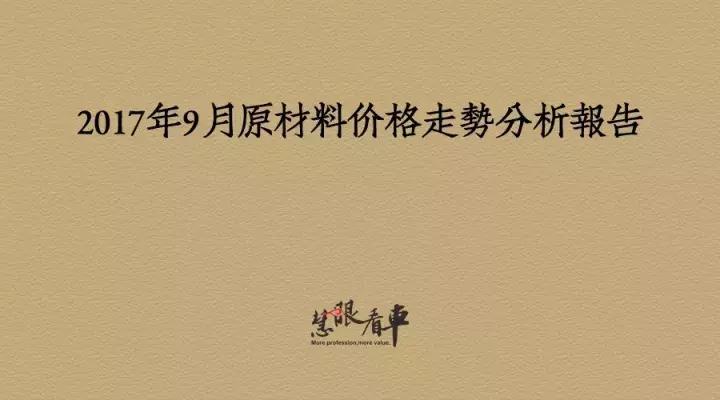 2020原材料价格走势曲线,钢铁原材料价格走势