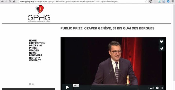 日内瓦钟表大赏黑表,2018日内瓦钟表大赏