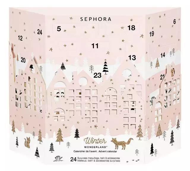 圣诞倒数日历礼盒雅诗兰黛,雅诗兰黛圣诞日历2017