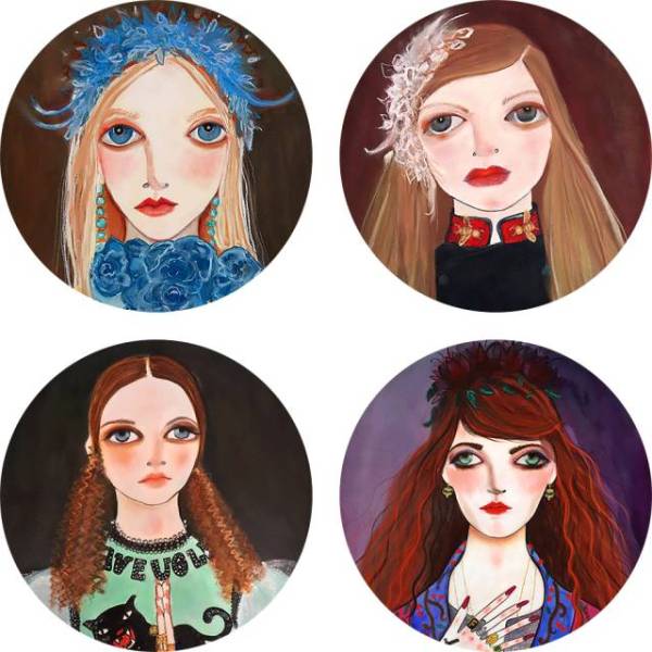 gucci全部插画,gucci法国插画