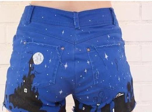 旧牛仔裤变废为宝简单制作,废弃牛仔裤改造破洞裤