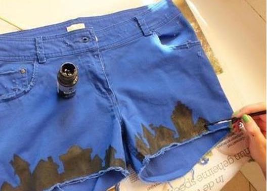 旧牛仔裤变废为宝简单制作,废弃牛仔裤改造破洞裤