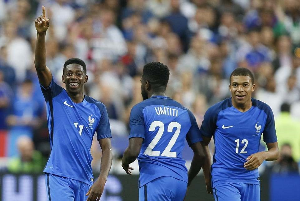 年度最佳阵容锋线姆巴佩,2017年姆巴佩金童奖颁奖