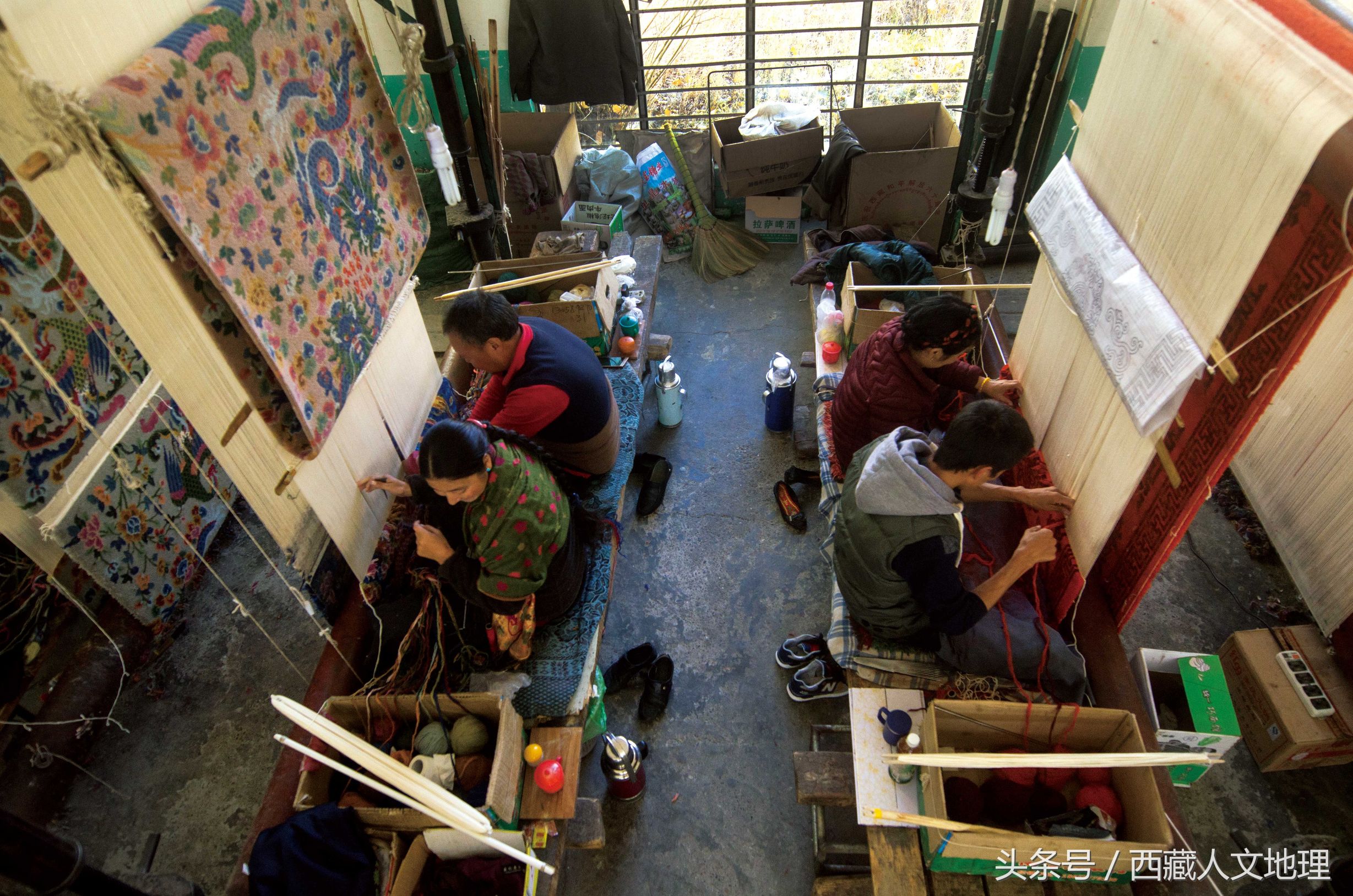 编织波斯地毯,编织西欧风情地毯