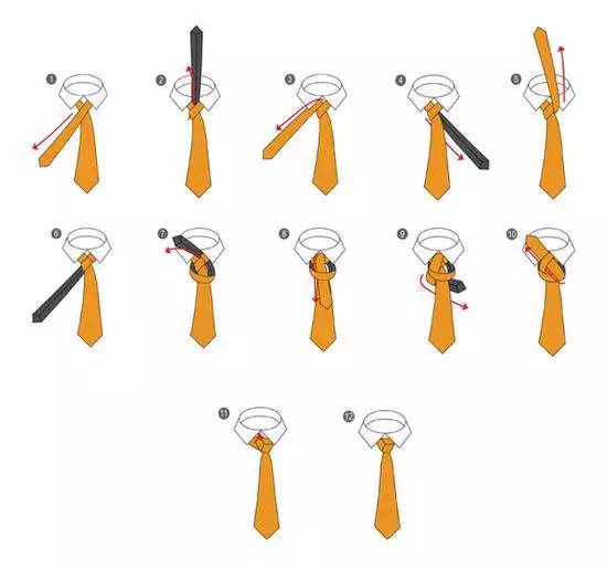 女生打领带的10种方法,给老公打领带教程