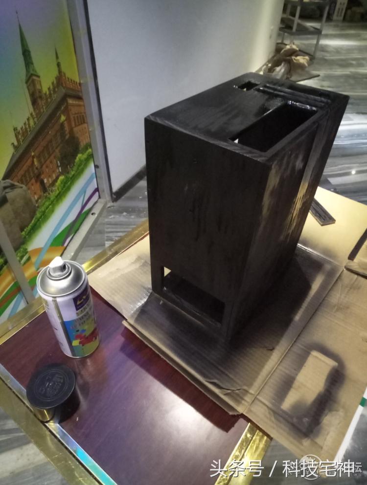 废旧机箱创意制作,木质小机箱制作